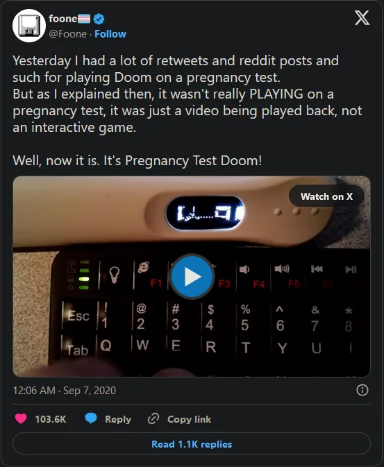 This Definitely Doesn't Count as a 'Yes' for Running Doom!
