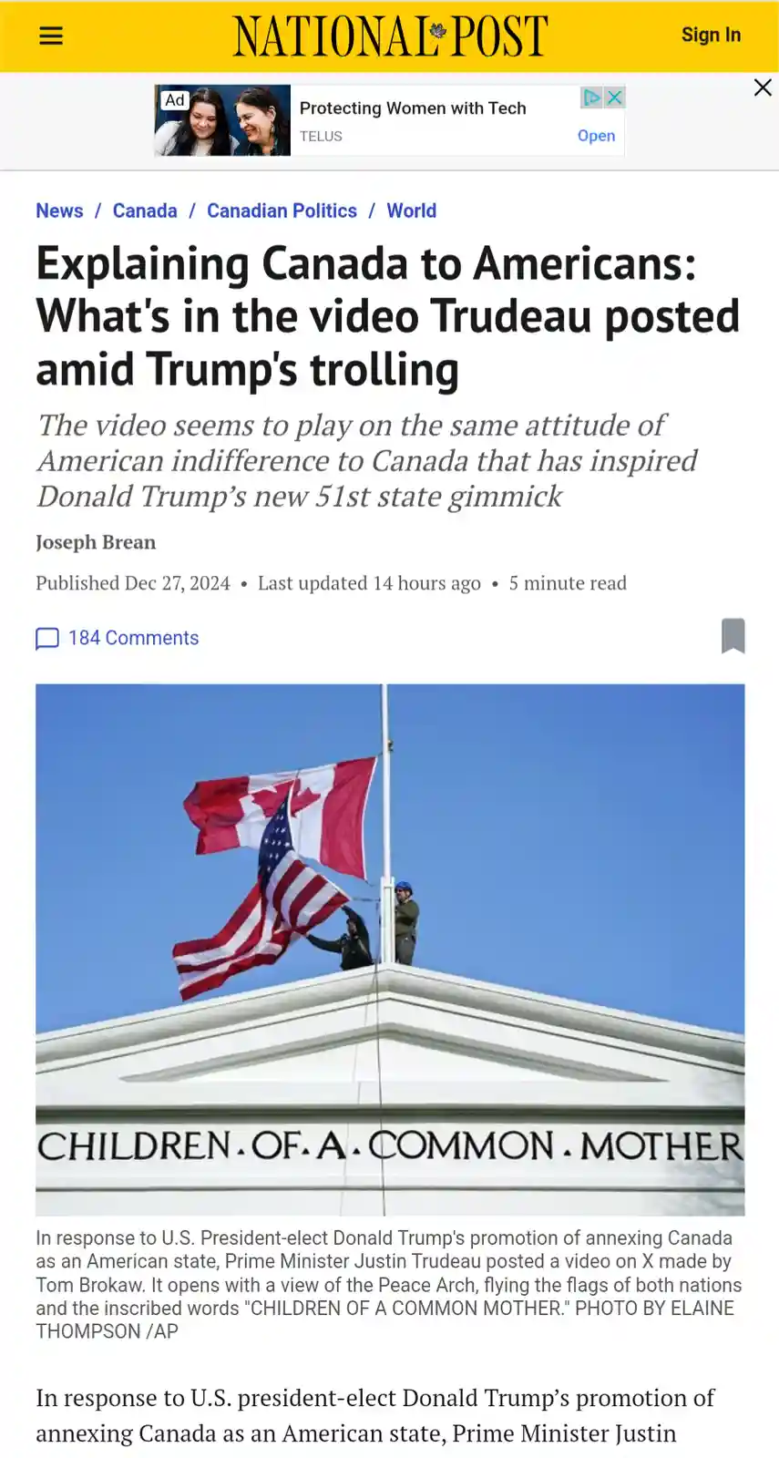 Trudeau's Hilarious Troll of Trump