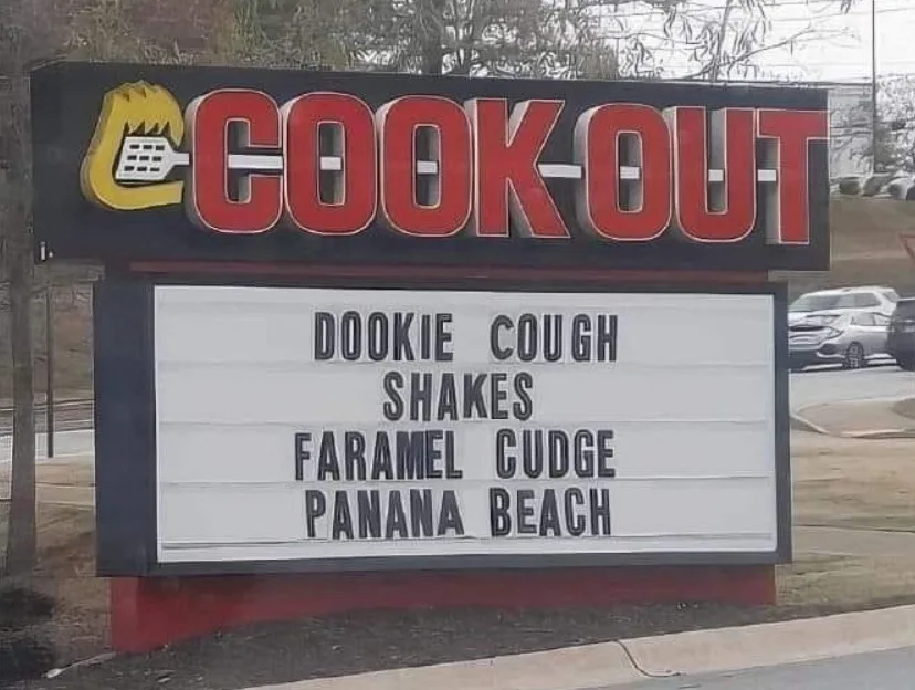 I took matters into my own hands and fixed the sign!