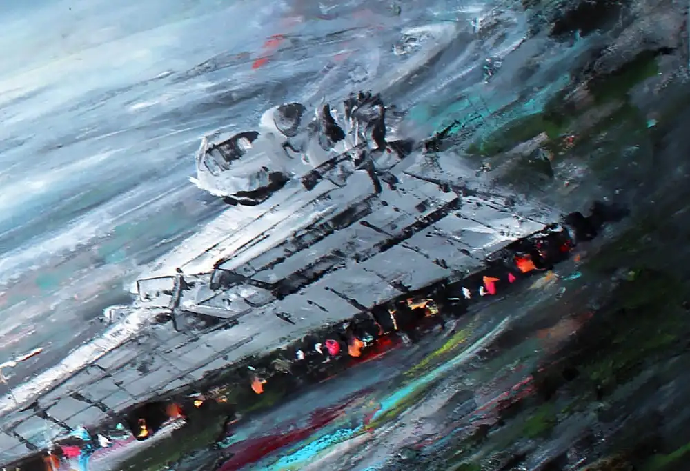 Check Out My Star Destroyer Painting!