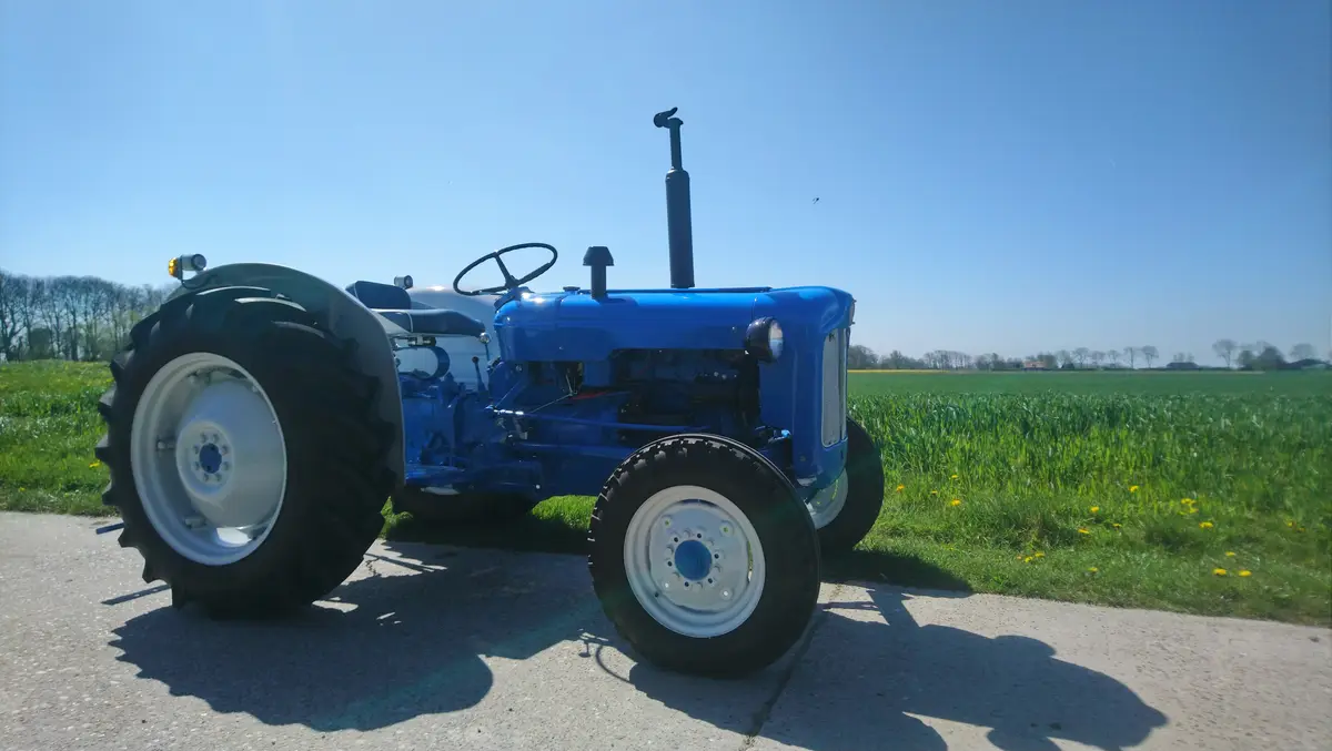 Meet My Adorable Little Blue Tractor