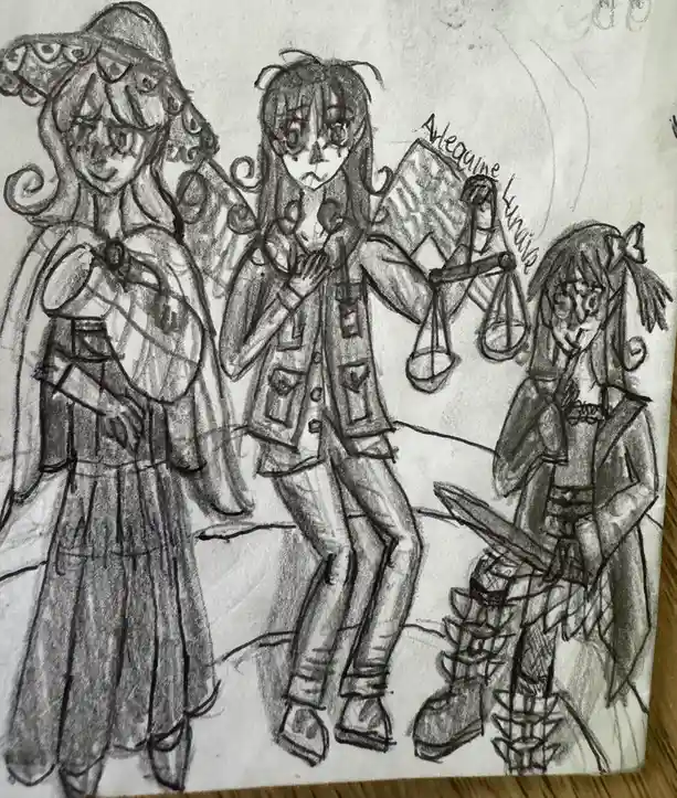 Verthandi in the Middle: A Captivating Artwork