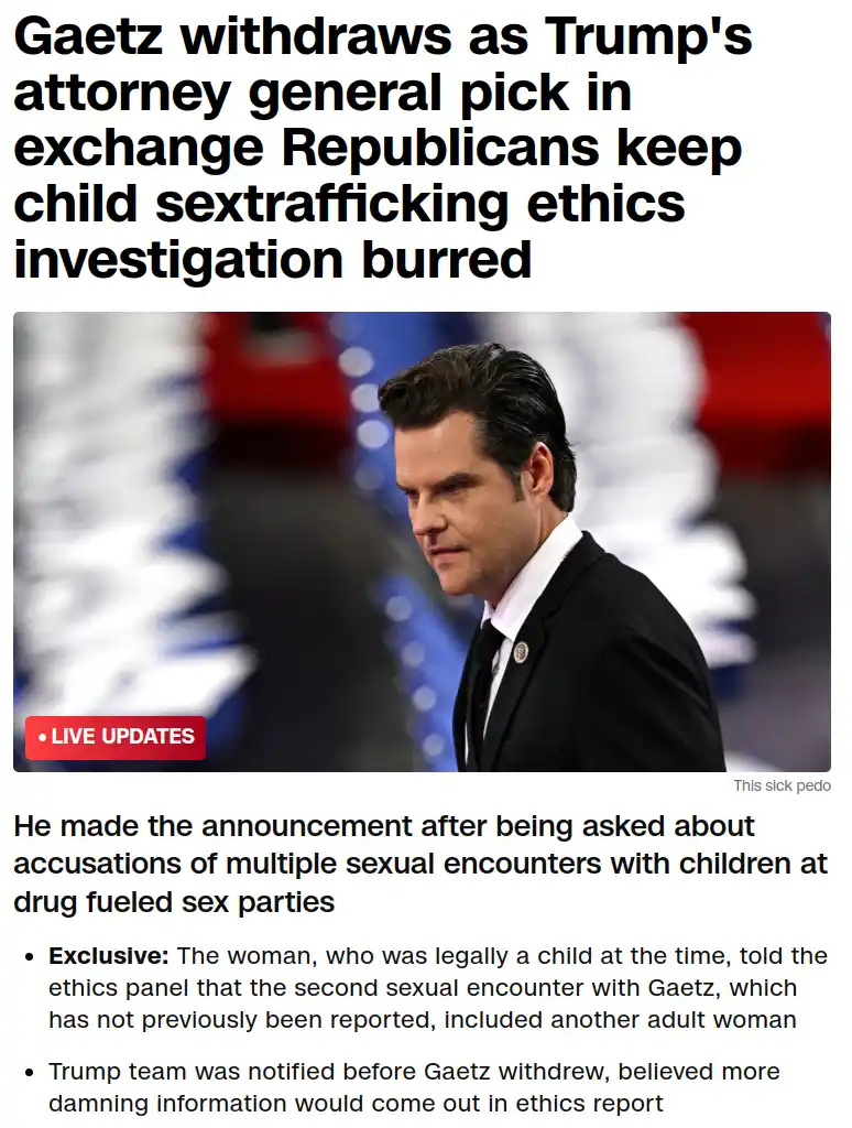 Demanding the Investigation Be Released Anyway!