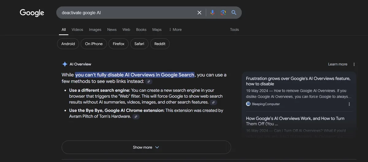 When AI Tries to Solve Its Own Problems: A Google Adventure