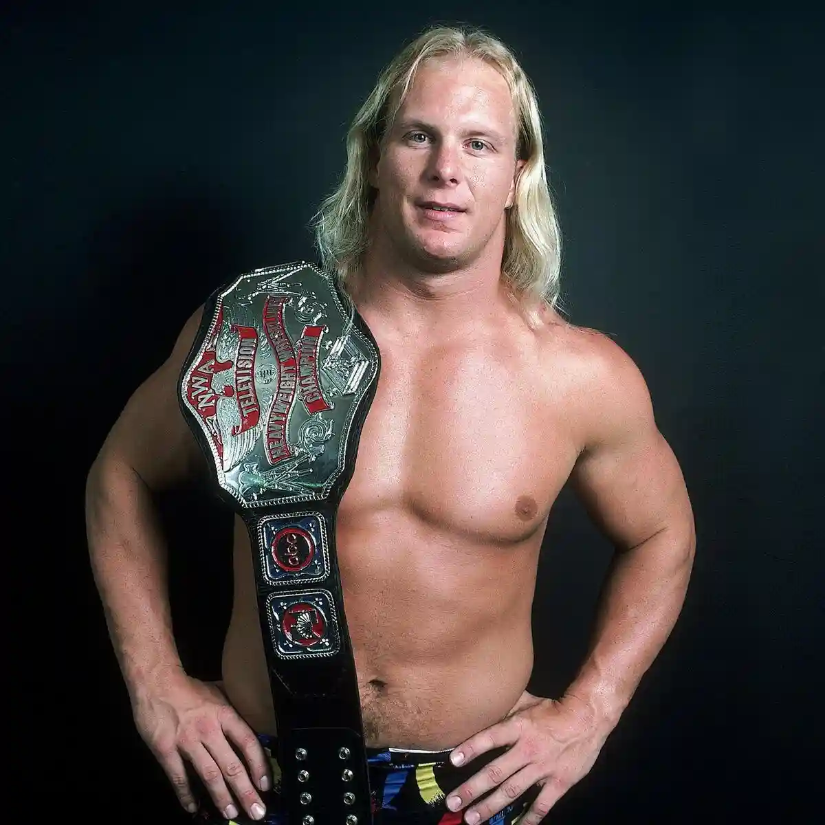 A throwback to Stone Cold Steve Austin's hair days