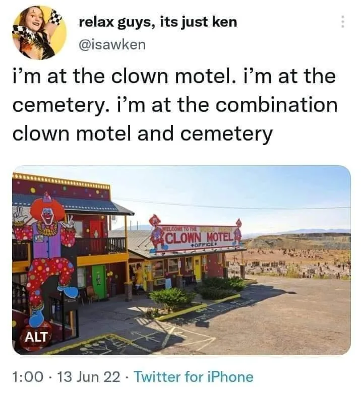 A screenshot of a tweet from user @isawken with a profile picture of a woman holding checkered flags. The tweet text reads…