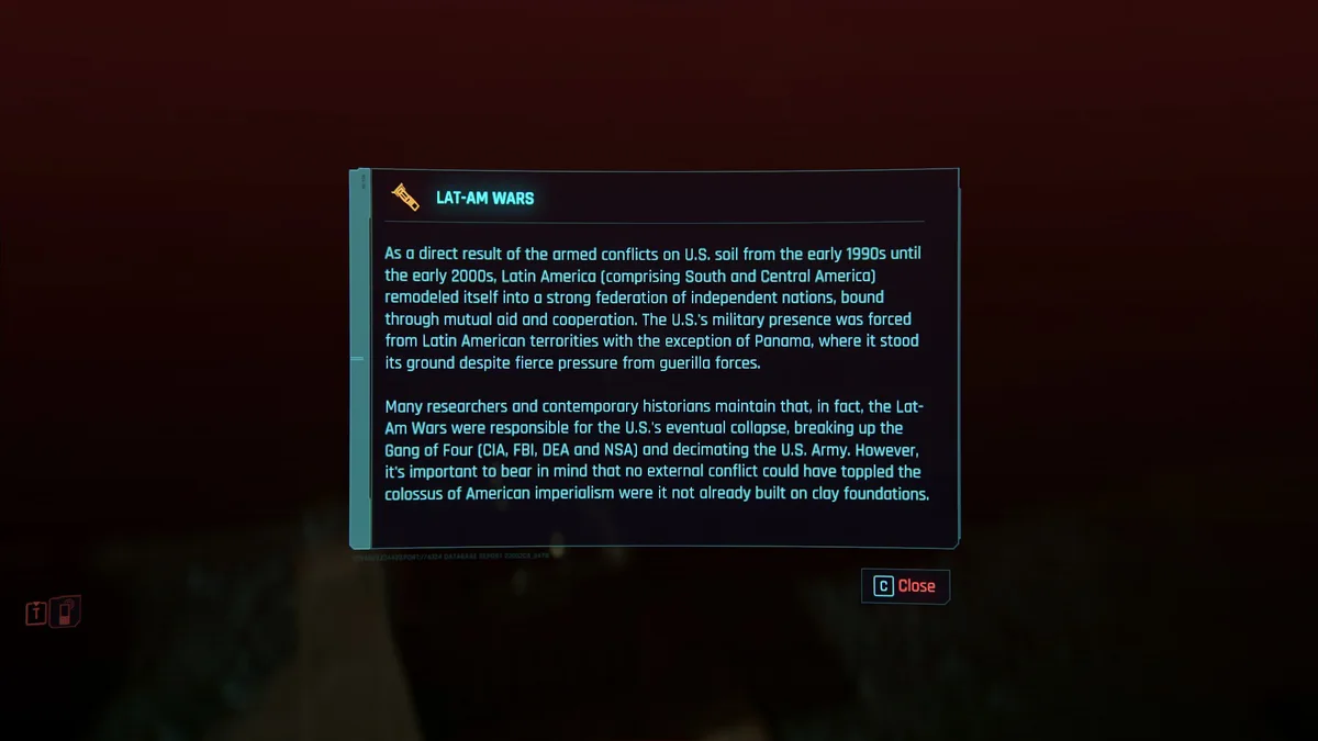 Stumbled Upon This While Playing Cyberpunk 2077