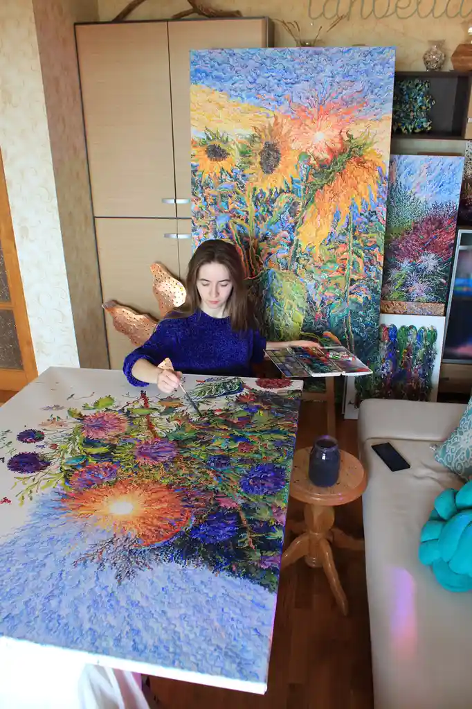 Captivating Watercolor Masterpiece in the Making