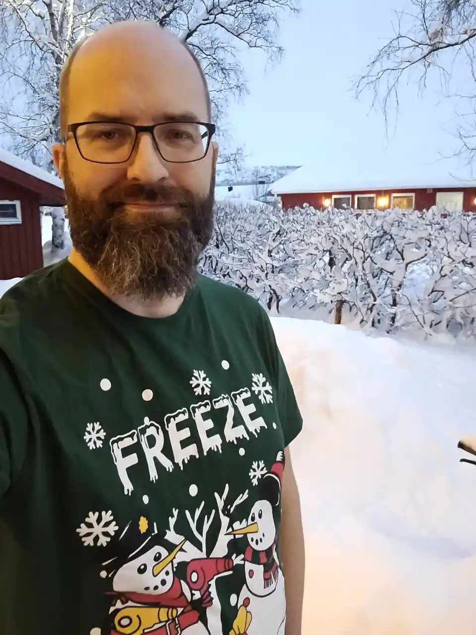 Sending warm Christmas wishes all the way from the Arctic!
