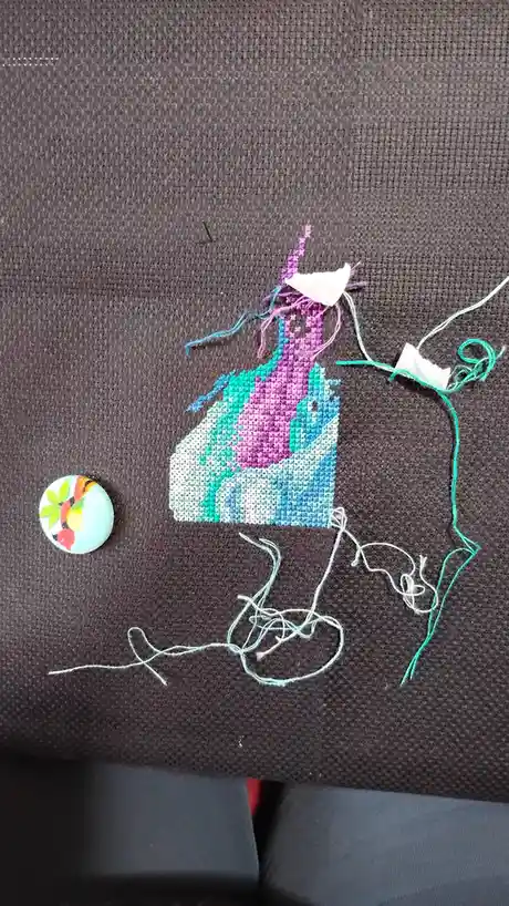 Day 2 of my cross stitch journey!