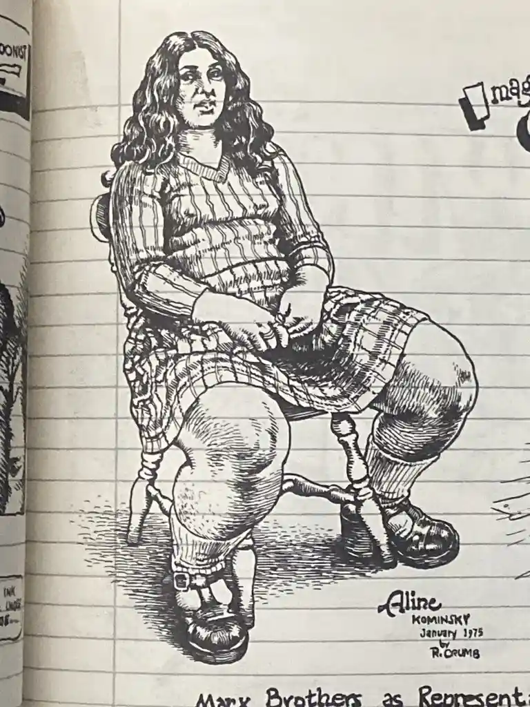Sending my heartfelt condolences to Robert Crumb on the loss of his wife and muse, Aline.