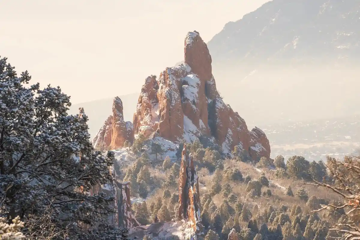 A breathtaking view of the Garden of the Gods