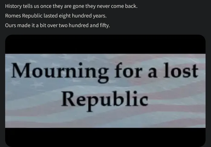 A Republic: The Challenge of Keeping It Alive