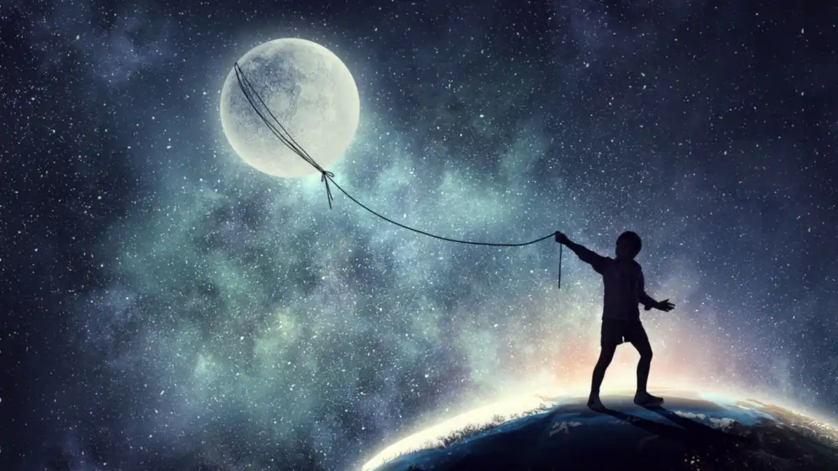Reaching for the Moon: A Dreamy Adventure