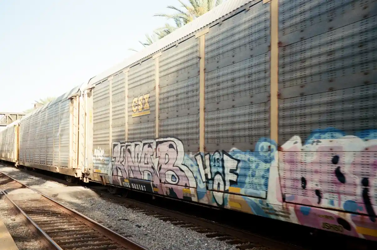 Capturing Moments: 35mm Film at Fullerton Train Station
