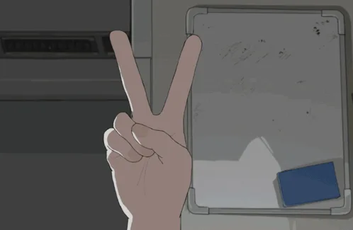 The image shows a sequence from an anime where a character in a green and white uniform sits in a spacecraft cockpit…