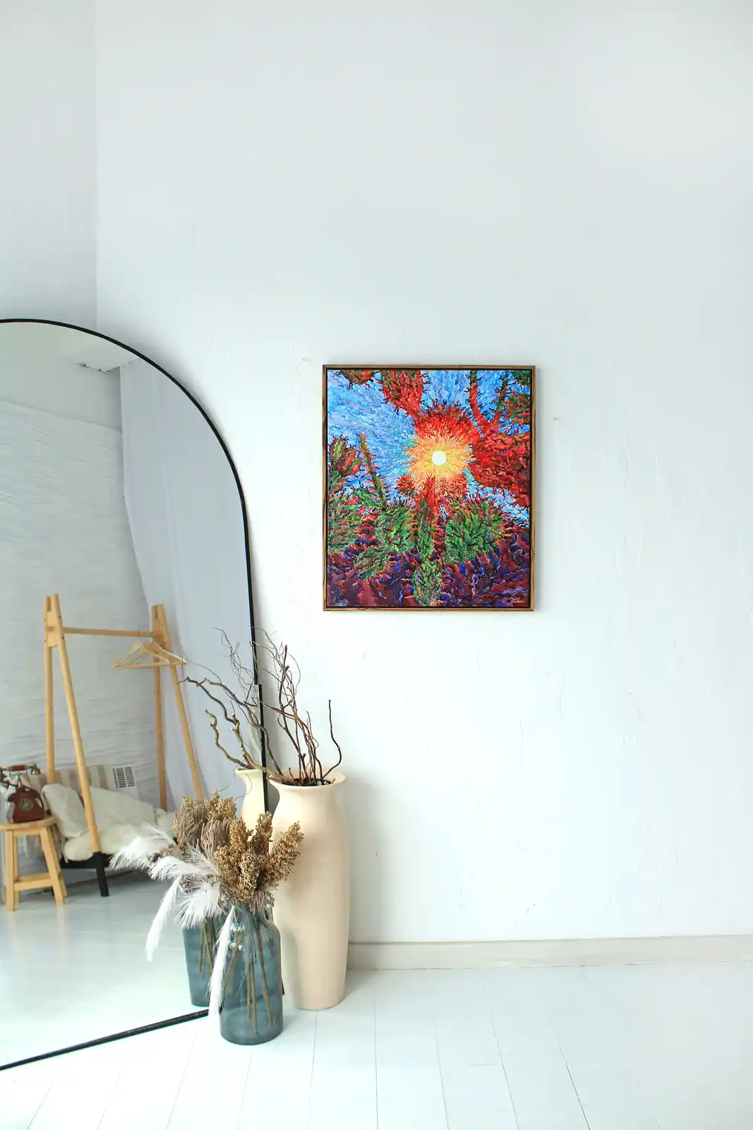 Beautiful Watercolor Painting of an Opuntia Cactus