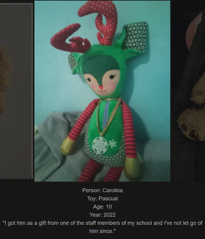 Day 822: Your Daily Reminder to Check Out My Website Celebrating Childhood Toys - Meet Pasqual, Our Newest Addition Just in Time for Christmas!