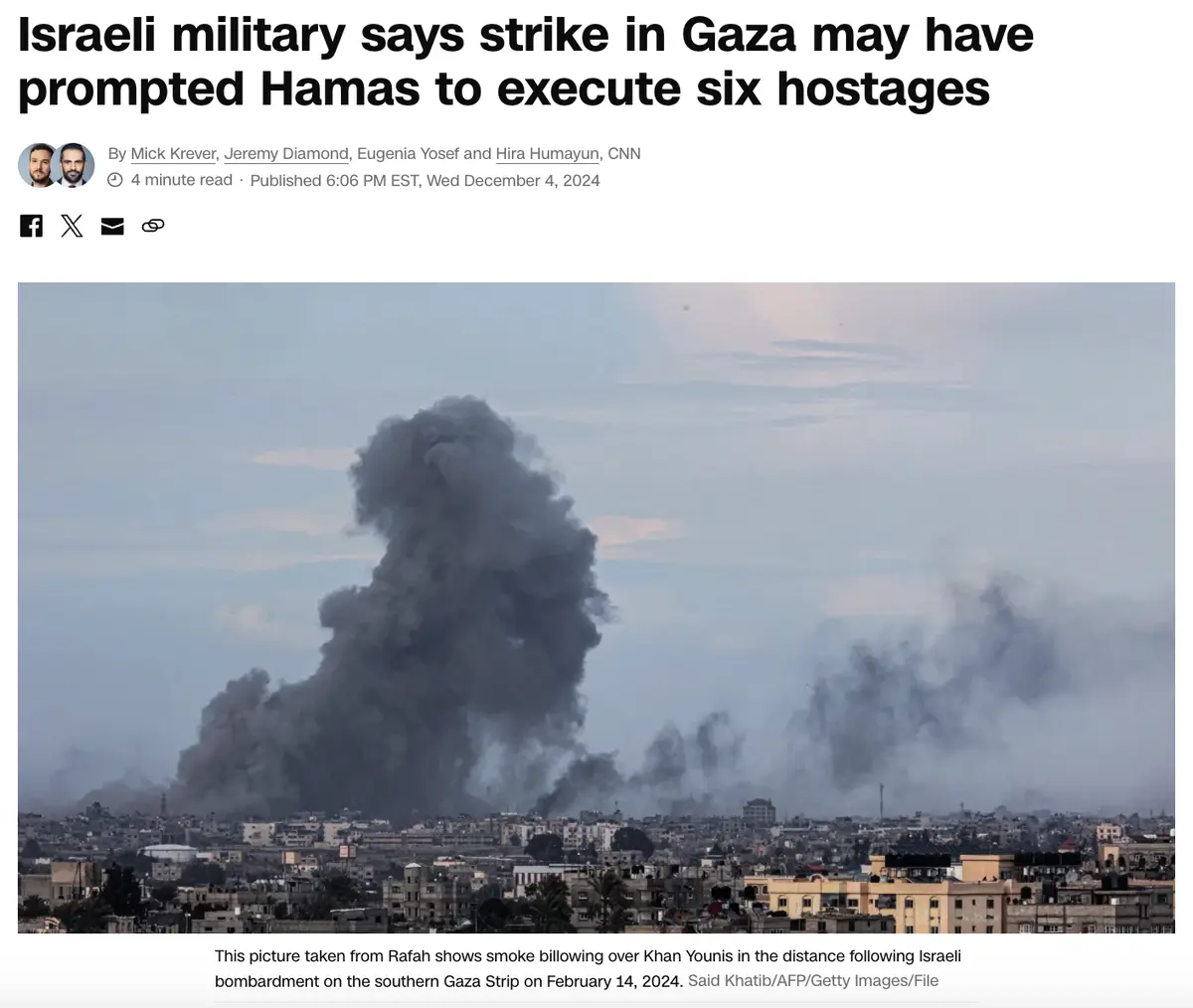 So they're really going to stop the bombings and focus on negotiations now, right?