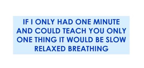 A light blue rectangular box with bold blue uppercase text stating: 'IF I ONLY HAD ONE MINUTE AND COULD TEACH YOU ONLY ONE…