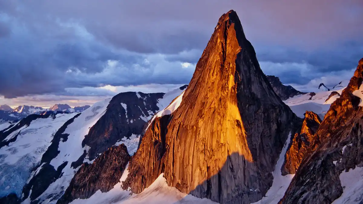 In eastern British Columbia, the Bugaboo mountain range's granite spires tower over glaciers, earning it a reputation as…