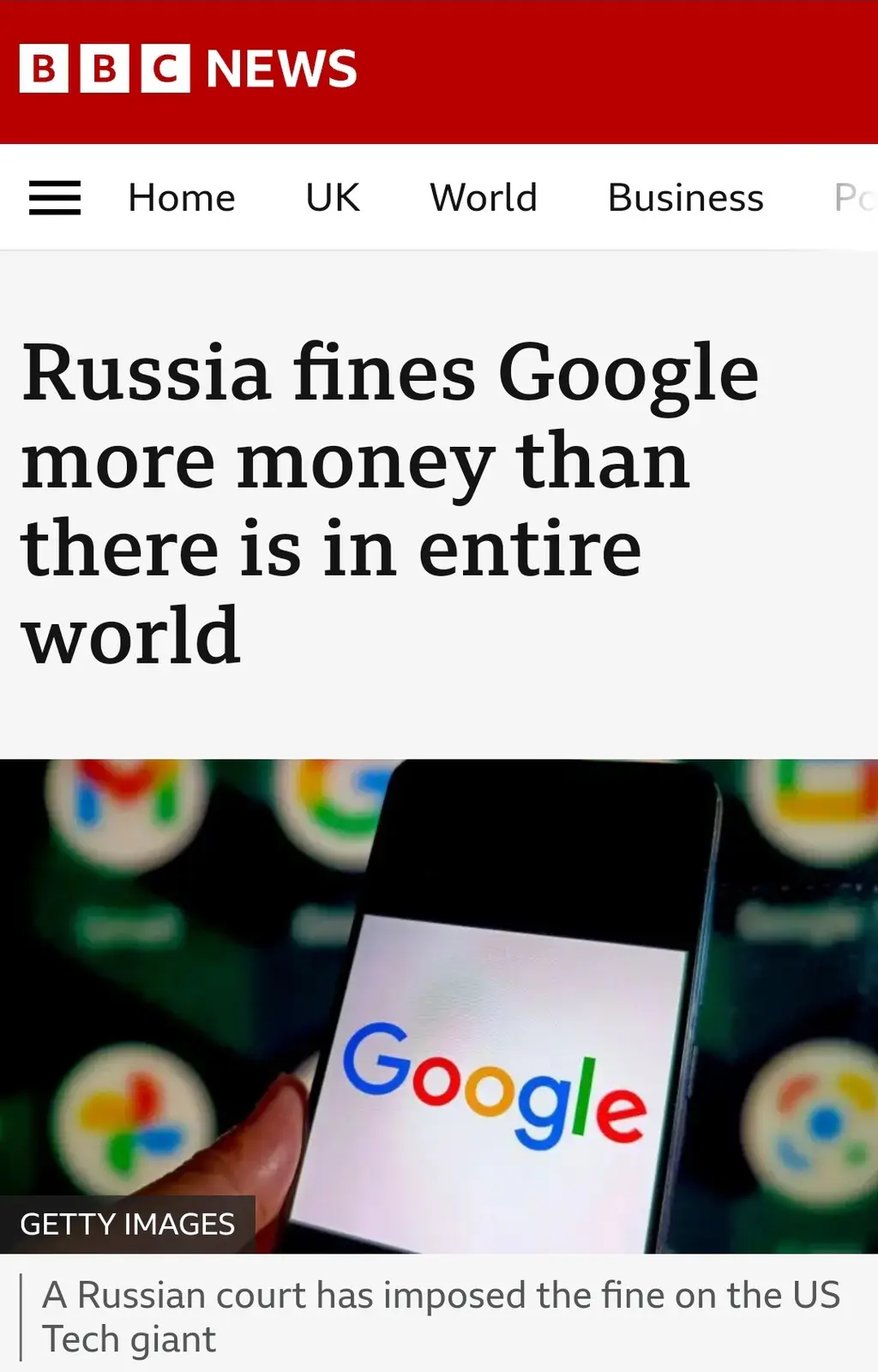 Nice attempt, Russia, but not quite there!