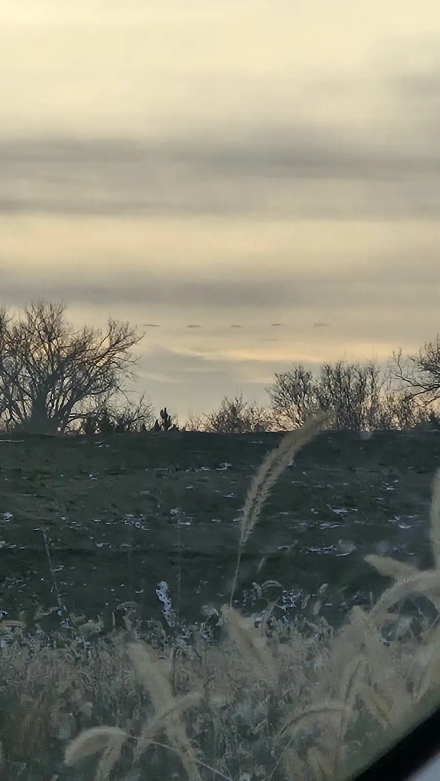 Is this a possible UAP or UFO? Check out these unusual clouds!