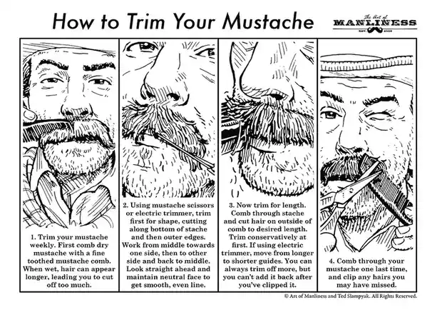 Mastering the Art of Manliness: A Guide to Mustache Trimming