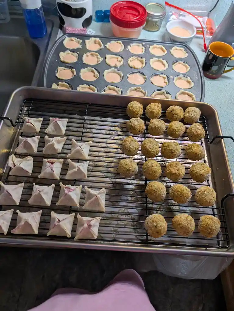 Getting into the holiday spirit with some baking for Christmas!