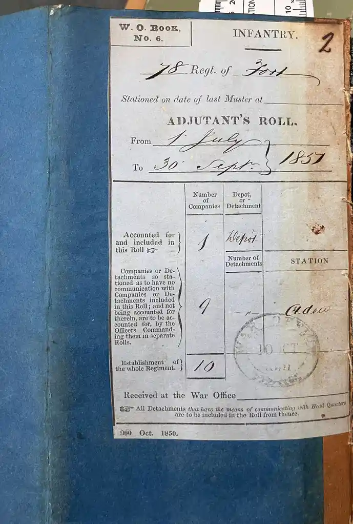 Rolling with the Adjutants of the 78th Highlanders