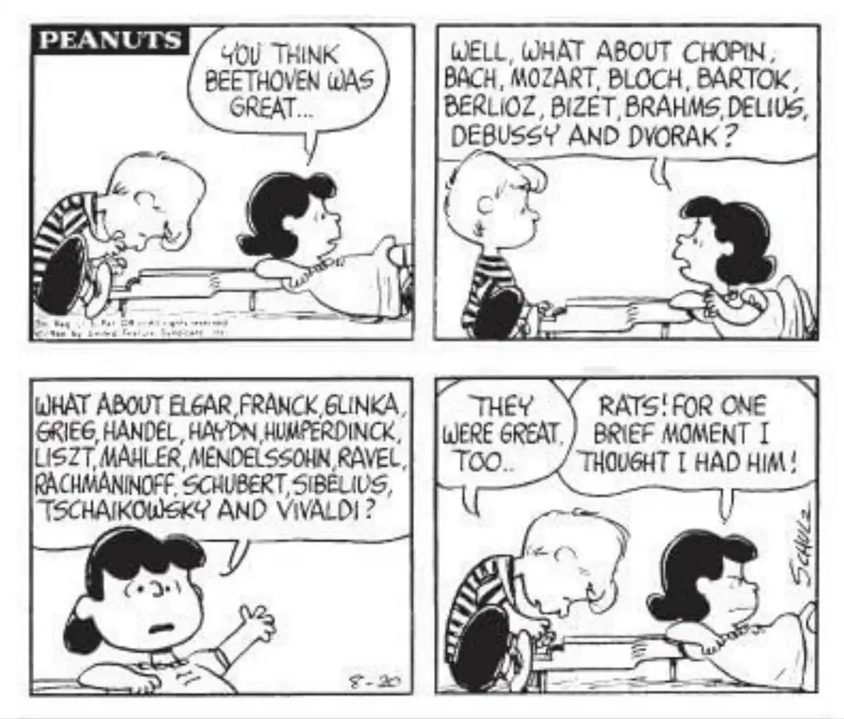 Schroeder's Heartfelt Tribute to Mozart