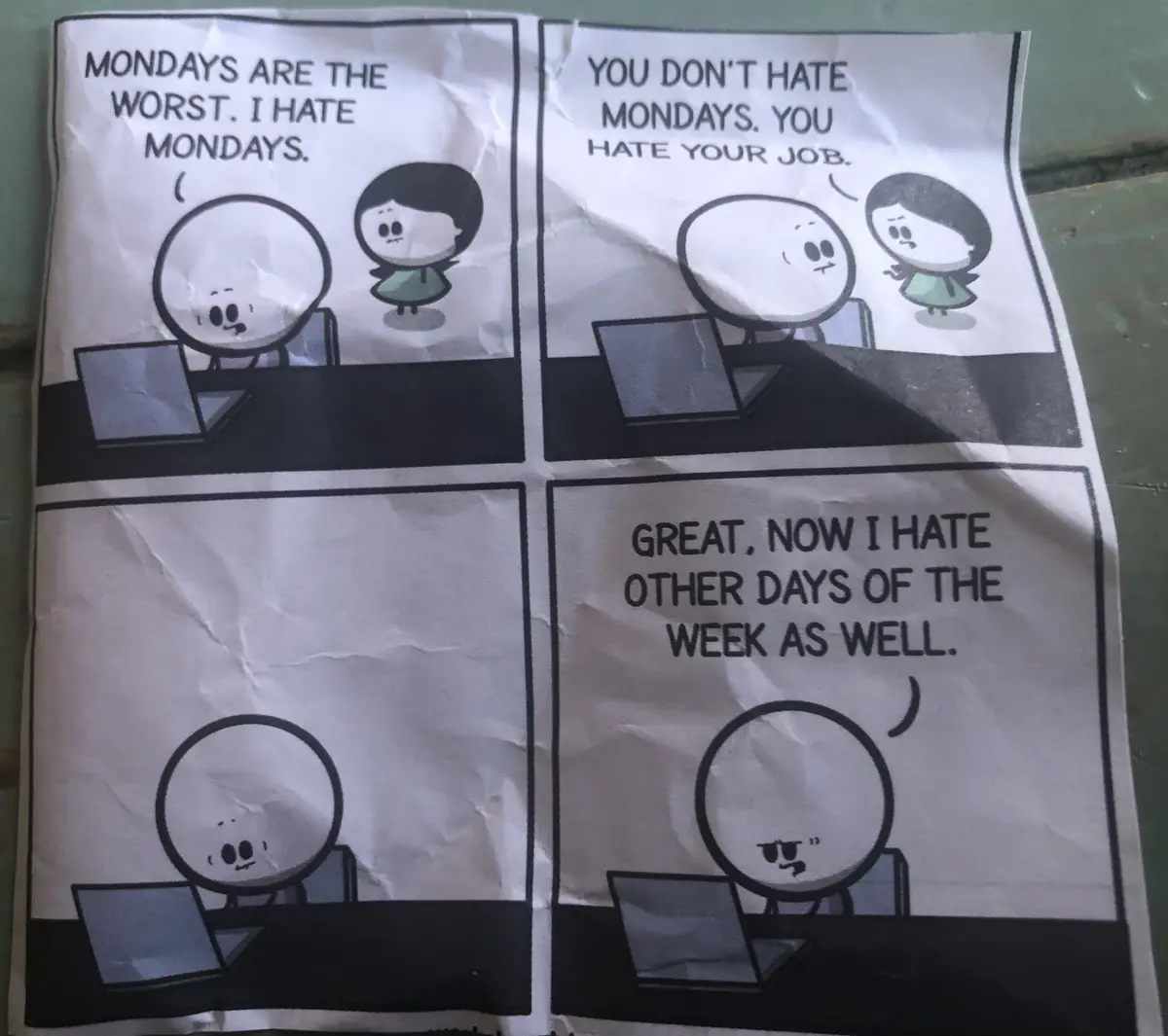 Ah, the dreaded Mondays are back again!