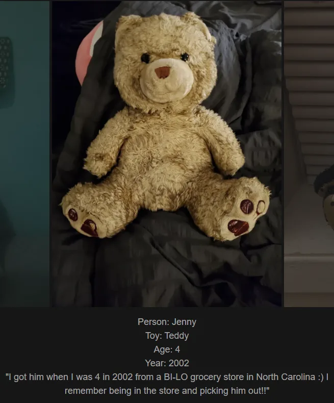 Day 823 - Join me on my journey at www.saidtheskinhorse.com, where we cherish our beloved childhood toys. Meet Teddy, our latest companion!