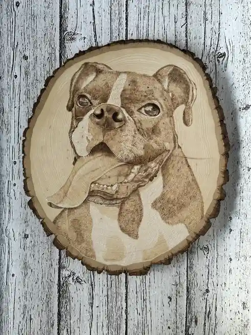 Check out this festive dog commission I created for Christmas!