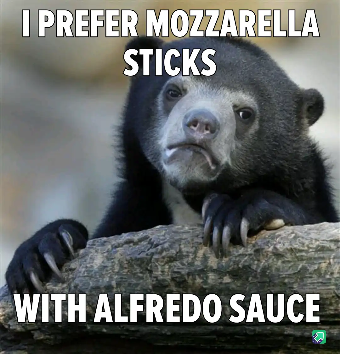 Wait, cheese sticks in Alfredo sauce? What a twist!