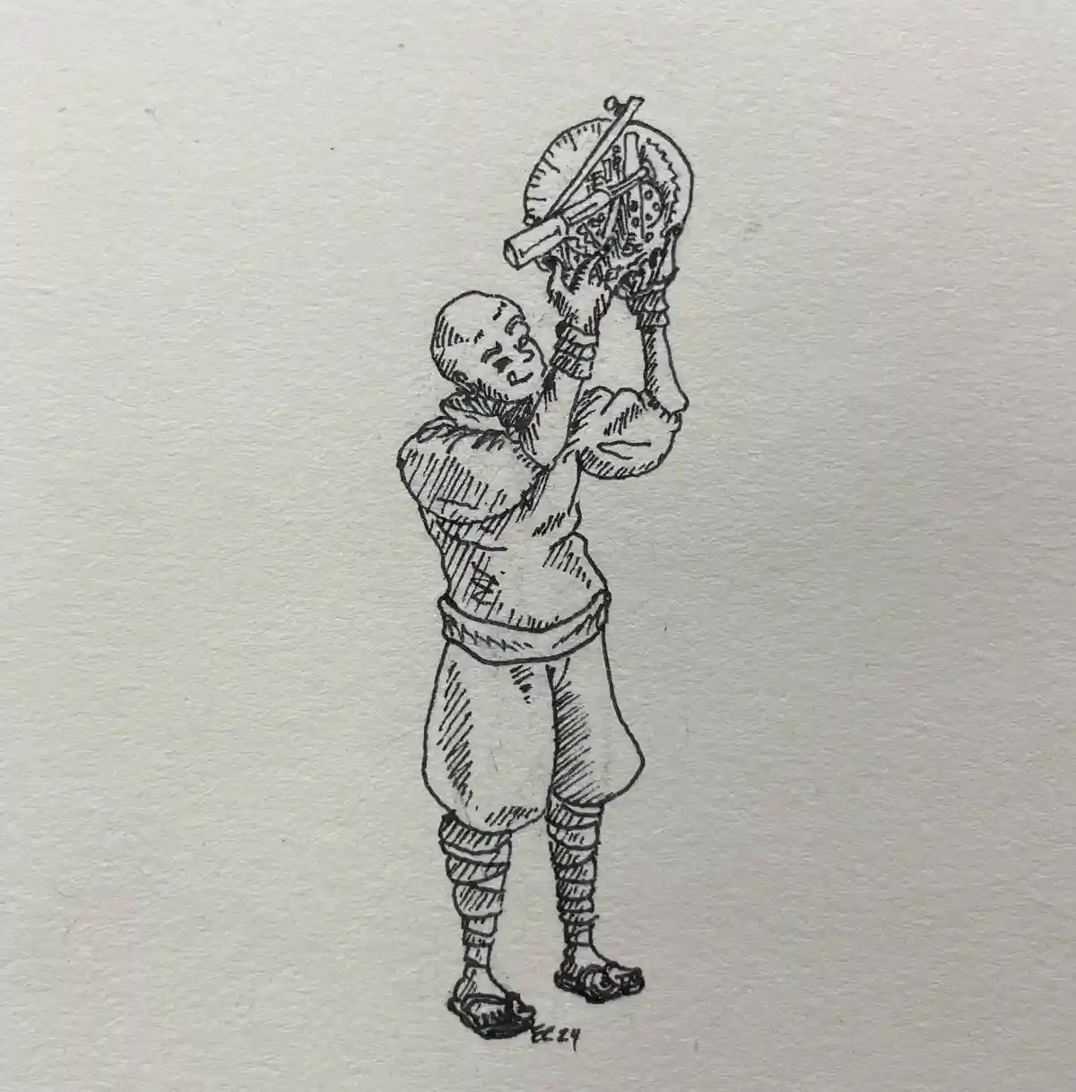 Inktober 2024 Day 29: Embracing the 'Navigator' theme.