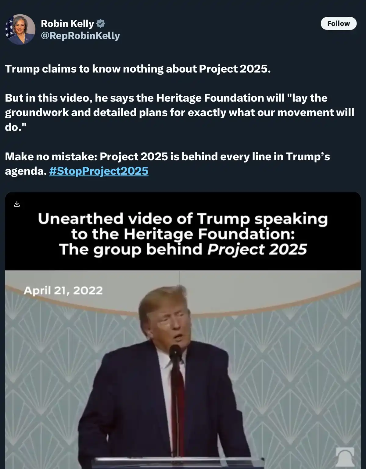 Didn’t See That Coming: 'Heritage Foundation' and 'Project 2025' Trending