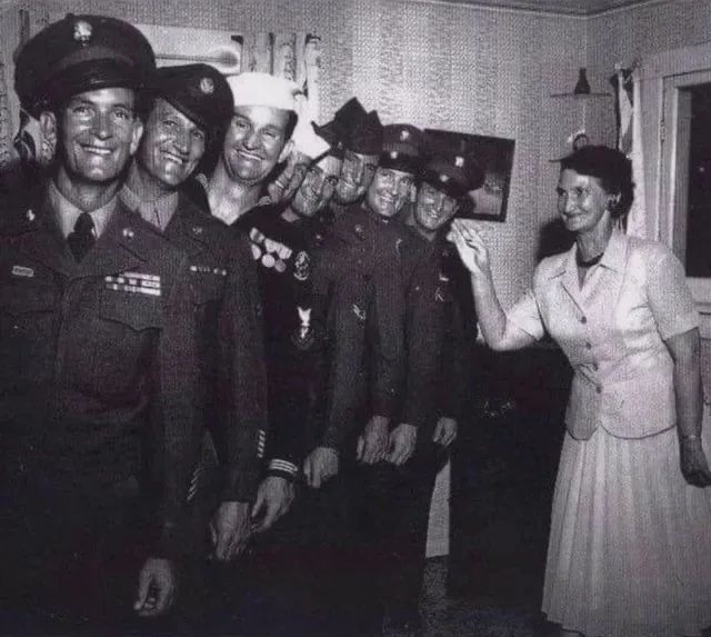 A Proud Mother and Her Eight Sons: All Served and Home Safe in the 1950s