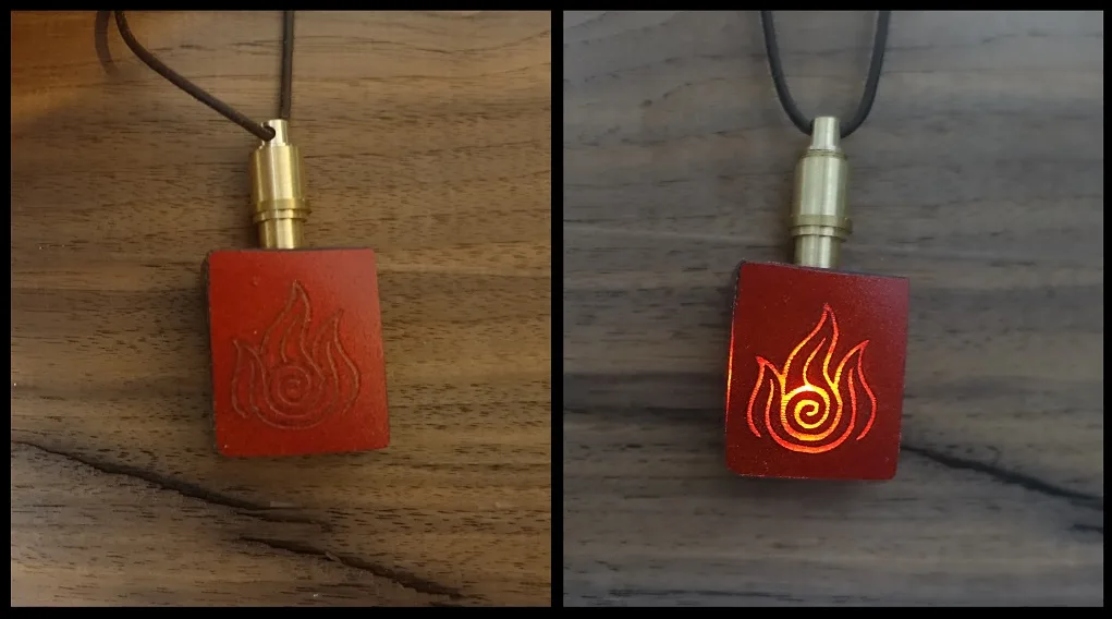 The Glowing Pendant of the Last Airbender: A Magical Touch