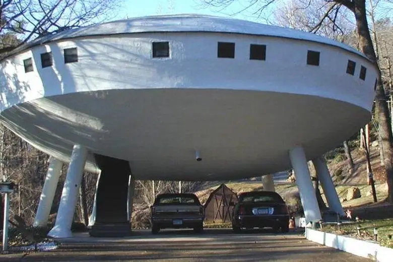 At least with this house in your neighborhood, you can rest easy knowing you're not the weird family everyone talks about.