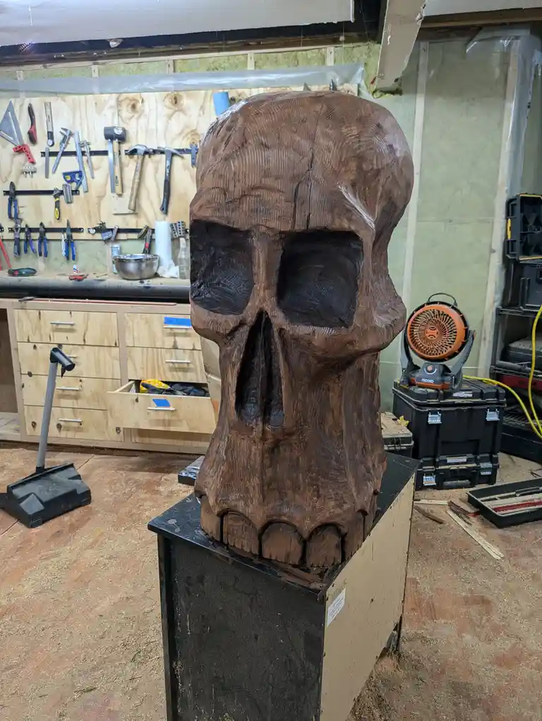 I gave power carving a shot for Halloween this year!