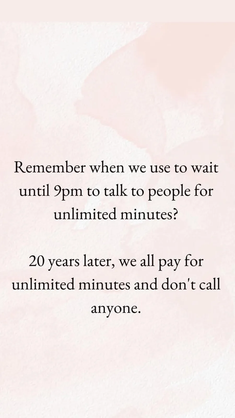 The image displays black serif text on a soft pink watercolor background. The text is split into two paragraphs: the first…