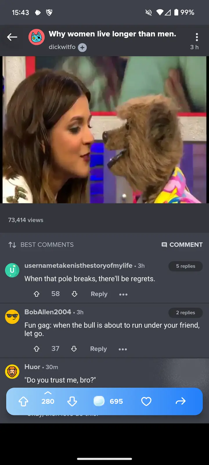 When the App Gets Creative: Innocent Men Edition