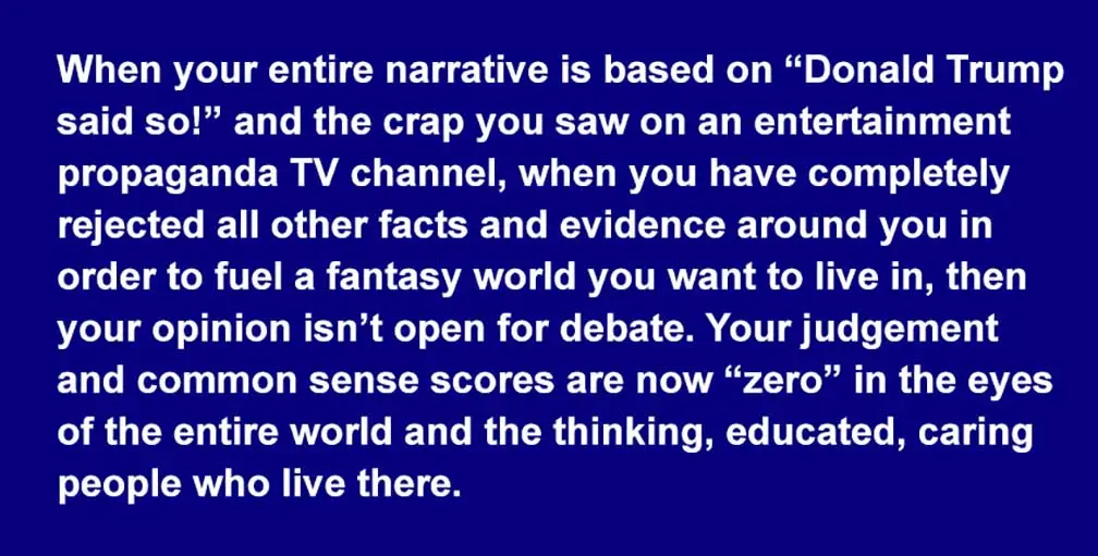 I've Been Saying This for Eight Years and I'm Not Stopping Now!