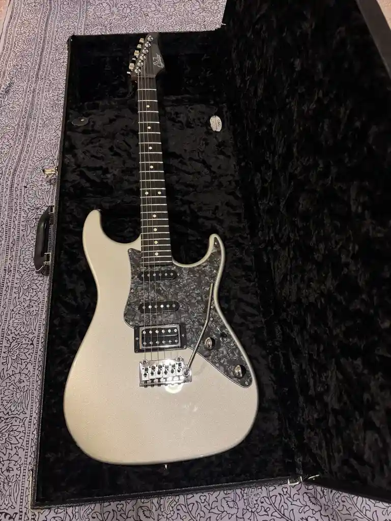 Introducing the Stunning 2024 Suhr Pete Thorn Signature HSS in Inca Silver