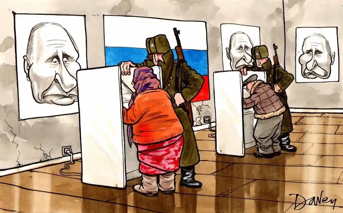Putin caricature