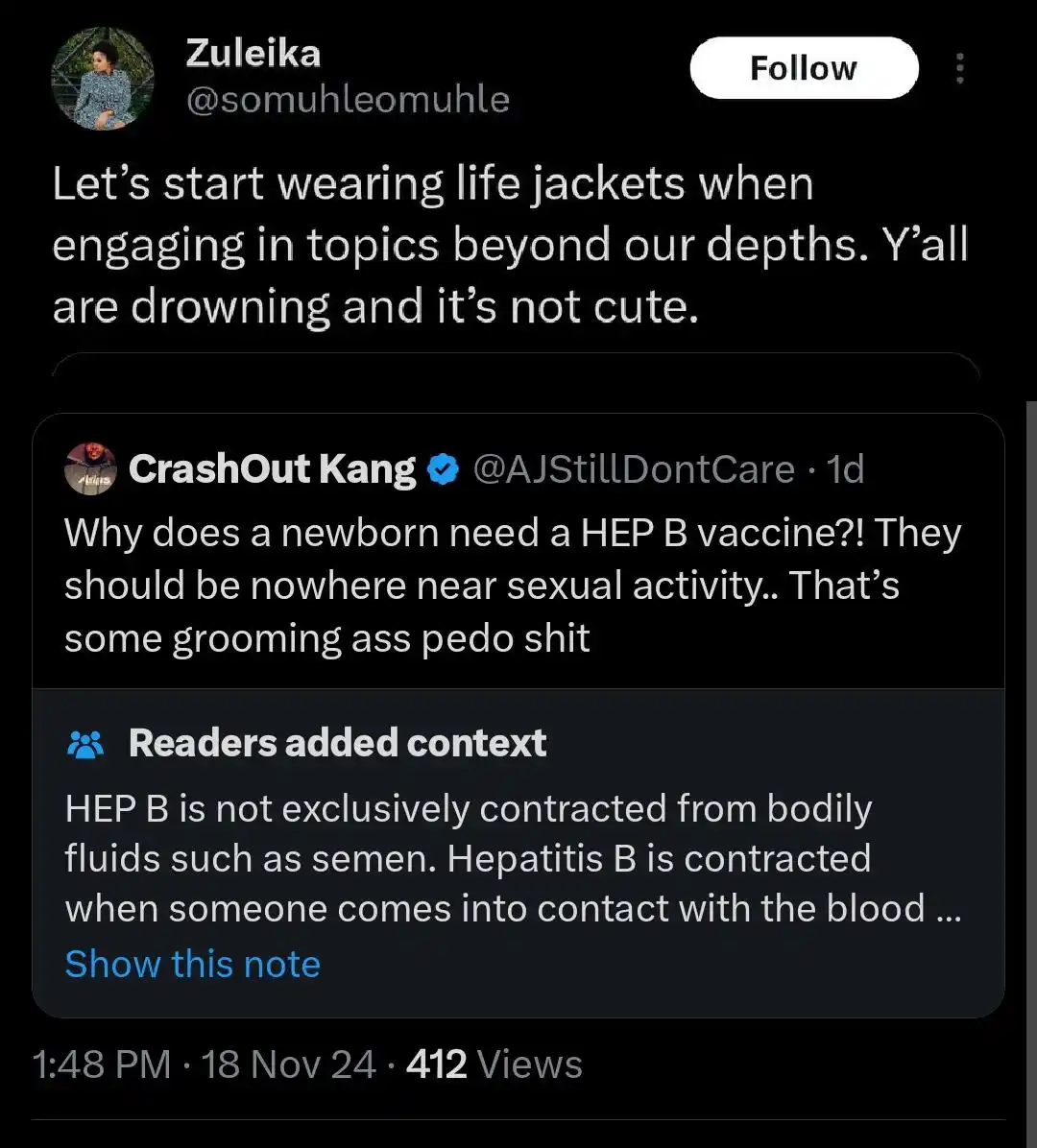 Sinking into a sea of stupidity