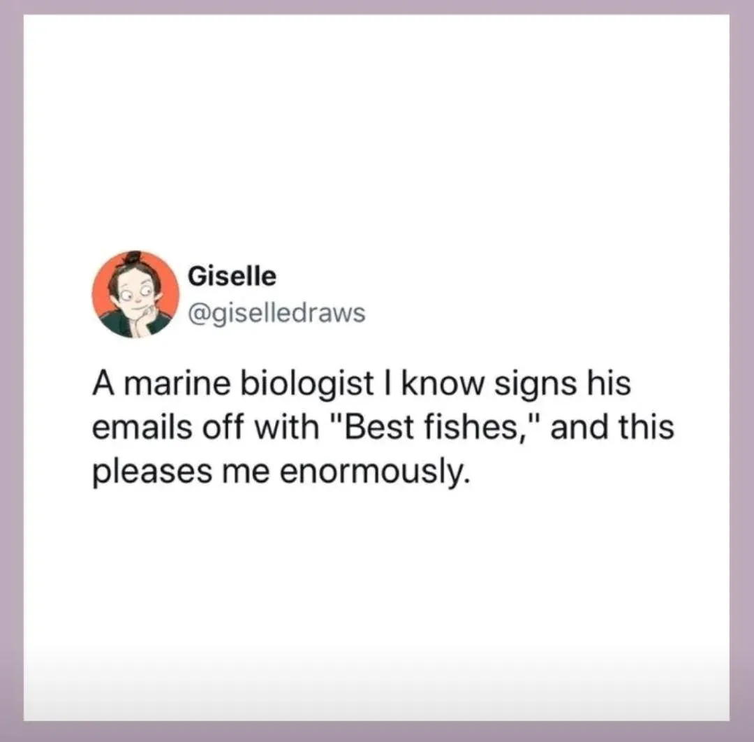 The image displays a screenshot of a tweet from user Giselle (@giselledraws), featuring a cartoon avatar of a woman with her…