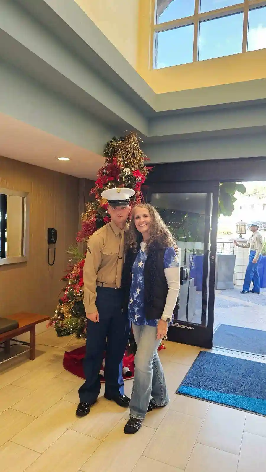 Fresh out of bootcamp: My new Marine grandson