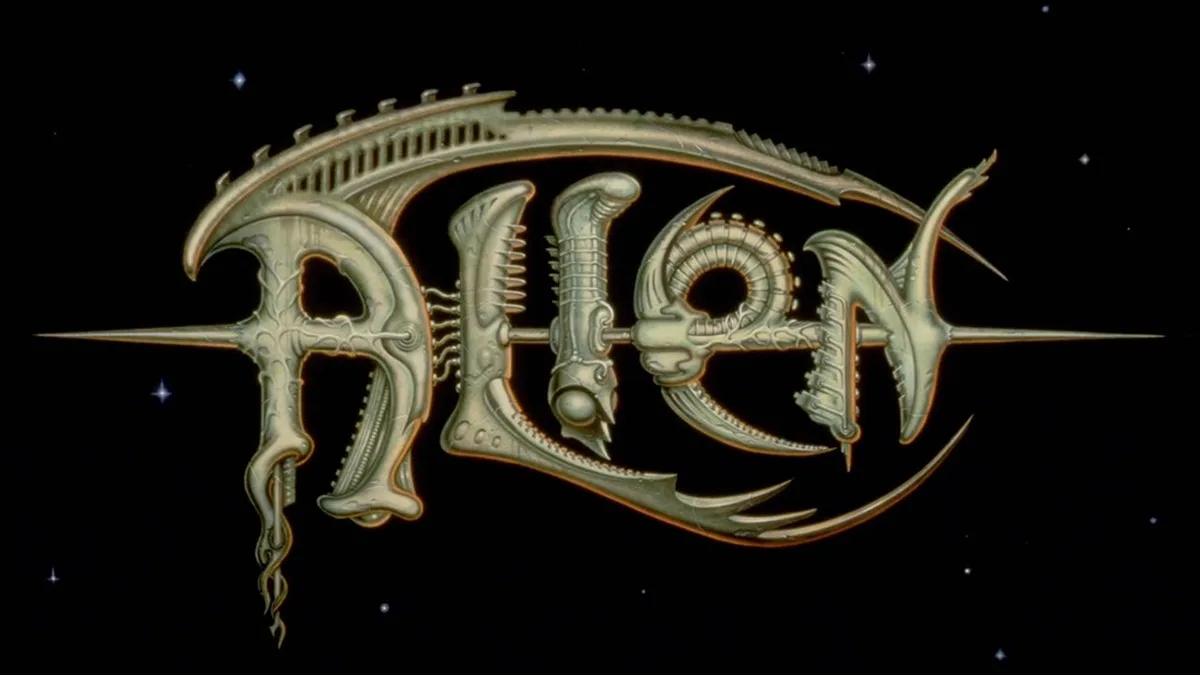 Rare and Unused 'Alien' Logo by Michael Doret from 1979